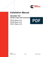 Installation Manual: Generator Set