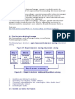 2.1 The Decision-Making Process: Figure 2.1: Steps in Decision Making and Problem Solving