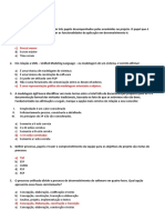 Compilado de Provas de Engenharia de Software 1 - UNIP EAD