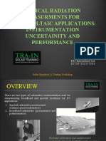 Optical Radiation Measurments For Photo Vol Tic Applatest