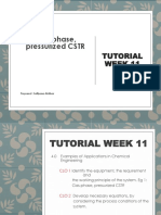 Tutorial Week 11 - Gas-Phase Pressurized CSTR