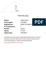 Ticket de Pago