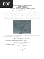 Introduction To Mellin Transforms Part - 01