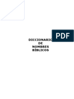 Dicionario Nombres Biblicos