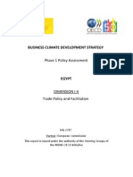 Business Climate Development Strategy: Phase 1 Policy Assessment