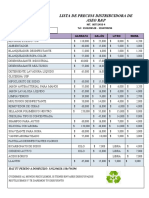 Formato Lista de Precios R&P