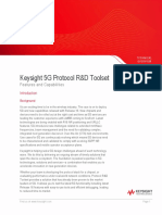 Keysight 5G Protocol R&D Toolset: Features and Capabilities