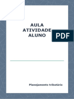 Planejamento Tributário Aula Atividade Aluno