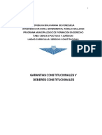 01 - DERECHO CONSTITUCIONAL - TEMA 18 y 19 - LAS GARANTIAS Y LOS DEBERES CONSTITUCIONALES