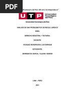 Análisis de Una Problemática de Índole Jurídico