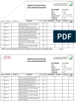 Request For Quotation Local Purchase Section: RFQ Number