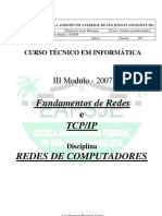 Fundamentos de Redes E TCP IP