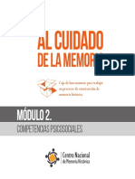 Al Cuidado de La Memoria. Cartilla Modulo 2