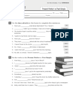 Worksheet 11: Present Perfect Vs Past Simple