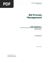 Bid Process Management