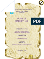 Plan de Marketing.