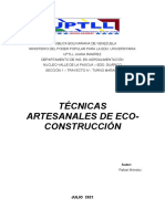 04 - Tecnicas Artesanales y No Artesanales de Ecoconstrucion