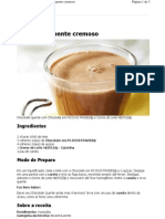 Site Cozinha Receitas Chocolate Quente