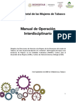 Manual de Operación Interdisciplinario Iem Indice Actualizado