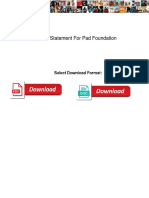 Method Statement For Pad Foundation