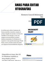 Programas para Editar Fotografías