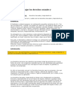 Guía y Dinámica para Trabajar Los Derechos Sexuales y Reproductivos