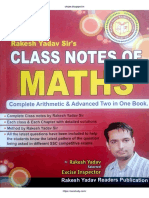 Rakesh Yadav Class Notes Math in Hindi PDF