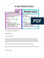 Active and Passive Voice