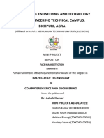 REPORT FILE of FACE MASK DETECTION 