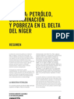 RESUMEN Nigeria - Petroleo Contaminacion y Pobreza en El Delta Del Niger