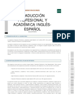 Texto Sobre Traducción Profesional Académica