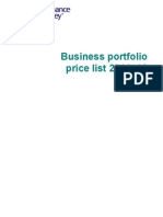 Ordnance Survey Business Portfolio Price List