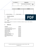 Procedimiento de Monitorista