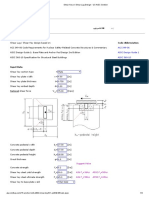 Shear Key or Shear Lug Design - US AISC Section