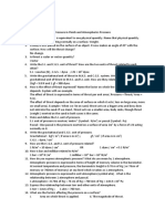 Pressure in Fluids and Atmospheric Pressure