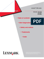 Lexmark X464 Service Manual