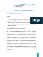 Tablero de Comunicación Jornada Escolar Con Pictogramas