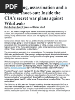 Inside The CIA's Secret War Plans Against WikiLeaks