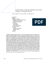 Non-Pharmacological Interventions To Prevent Ventilator-Associated Pneumonia: A Literature Review