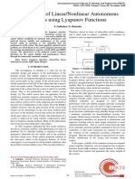 Stabilization of Linear/Nonlinear Autonomous Systems Using Lyapunov Functions