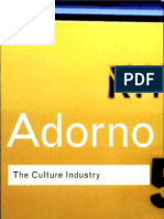 Adorno Culture Industry