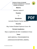 Flujograma de Procedimientos Judiciales en Materia Laboral