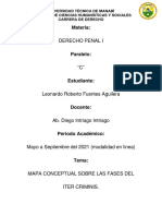 Mapa Conceptual Sobre Las Fases Del Iter Criminis.