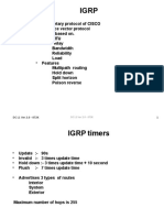 Proprietary Protocol of CISCO - Distance Vector Protocol - Metric Based On