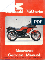 Kawasaki 750 - Turbo Service and Repair Manual