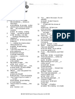 End of Year Test A : Grammar