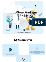 Know Your Medicine UPH654: Nur Sabiha MD Hussin