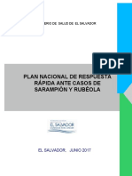 Plan Nacional de Respuesta Rapida Ante Casos de Sarampion y Rubeola v1