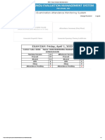 Welcome To TE-Examination Attendance Monitoring System: Dashboard