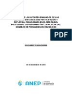 2a - Documento Análisis de Los Aportes Transformación Curricular